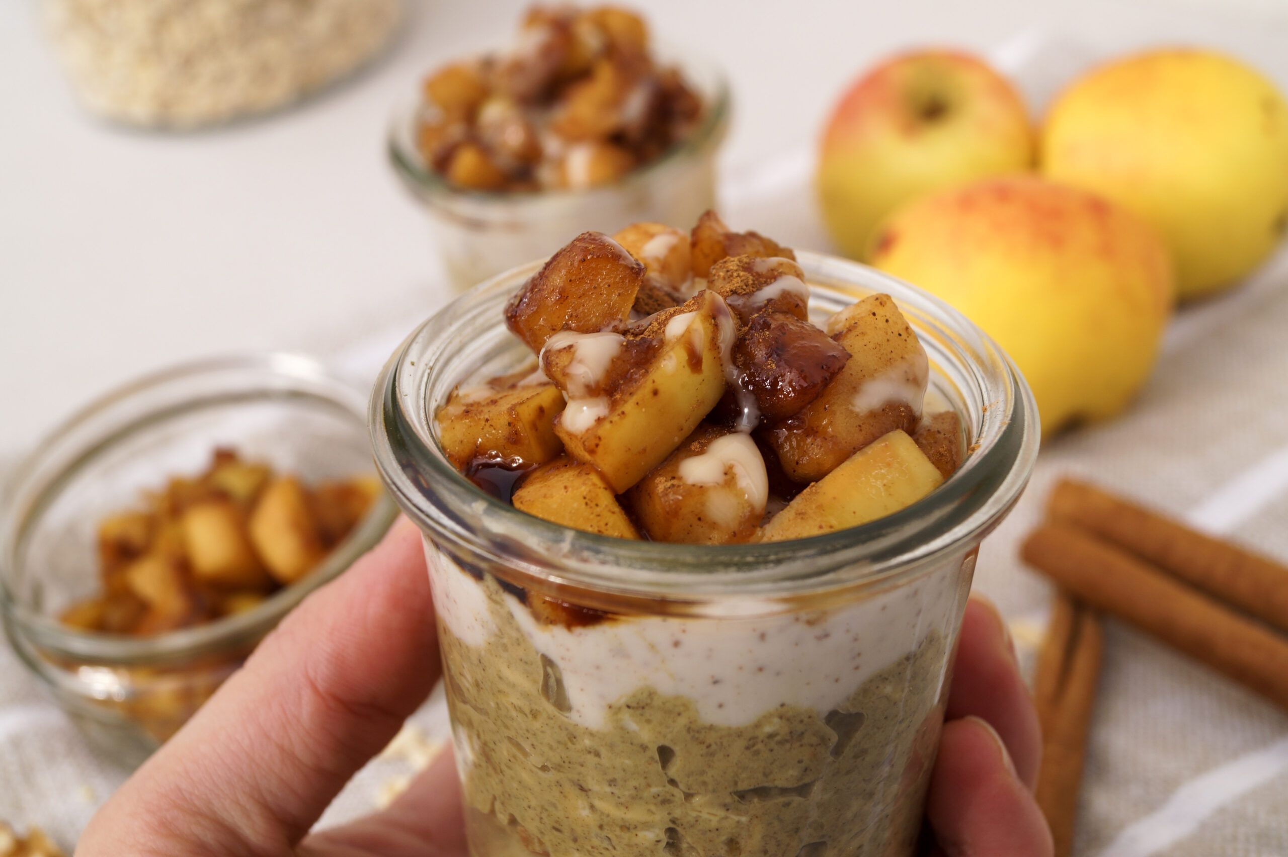 Apfel-Zimt Overnight Oats